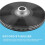 Record Weight Stabilizer with Soft Protective Pad for Hifi Vinyl LP Disc Record Player Profile (Silver) 7