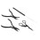 4 pezzi kit di strumenti Microlink per extension di capelli - Nero 9