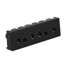 7 String Locking Nut Electric Guitar Nut Tremolo Bridge 48mm (Black)