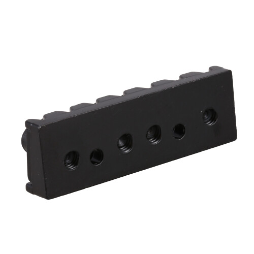 7 String Locking Nut Electric Guitar Nut Tremolo Bridge 48mm (Black)