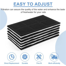 6 Pcs Water Fountain Filters Replacement for Drinkwell Cat Dogs Water Drinking Fountain Dispenser