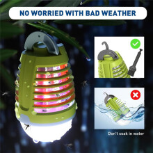 Tueur de Moustiques Électrique Portable, Tueur de Moustiques à Ampoule Rechargeable USB, Adapté au Camping et à L'Usage Domestique