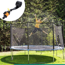 8m Tangle-Free Kids Trampoline Water Sprinkler Outdoor Play Toy