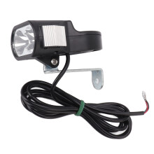 LED-es kerékpár fényszóró 24-60V5W kürttel