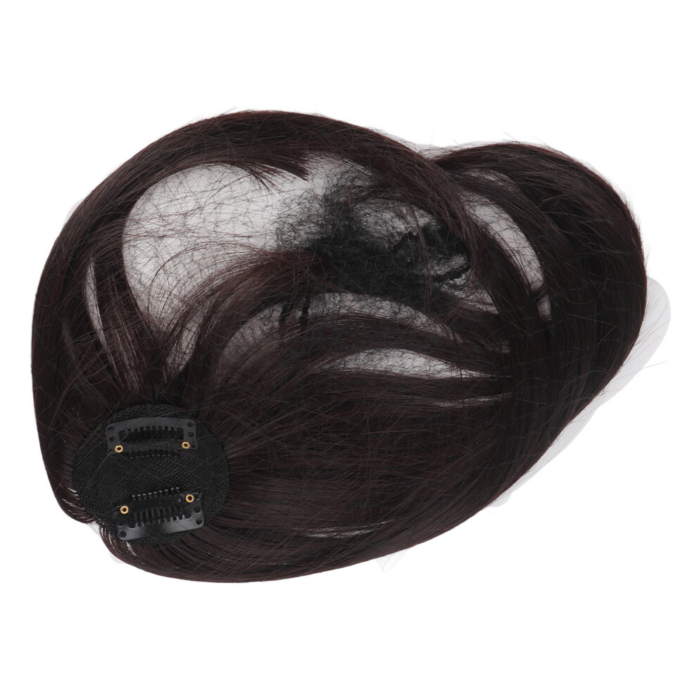 Dark Brown French Bang Wig 25cm Lightweight 3D Breathable Fashion