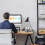 Supporto per monitor nero 3