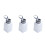3 Pcs 200ML Capacity Liquid Oil Alcohol Dispenser Clear Bottle Container 1