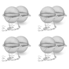 8 Pezzi Pratica Sfera del TÈ, Filtro Infusore per Spezie del TÈ