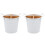 2X Kitchen Cutlery Organizer Knife Stand Storage Holder Separate Spoon Fork Chopstick Kitchenware Cooking Tool White 1
