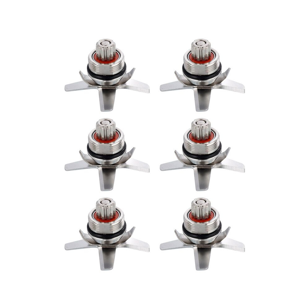 6X 767 Stainless Steel Hardened Six Mixing And Cutting For Twk Jtc 767 Blades Knife For Juicer Blender Part Silver 6033405100000