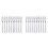 20Pcs 304 Stainless Steel Cocktail Dessert Fork Appetizer Snack Cake Fruit Forks Set 2