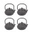 4X 50Ml Japanese Style Cast Iron Kettle Teapot Comes + Strainer Tea Pot 2