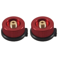 2X Outdoor Camping Picnic Stove Split Converter Gas Bottle Adapter Burner Portable Gas Stove Adaptor Connector
