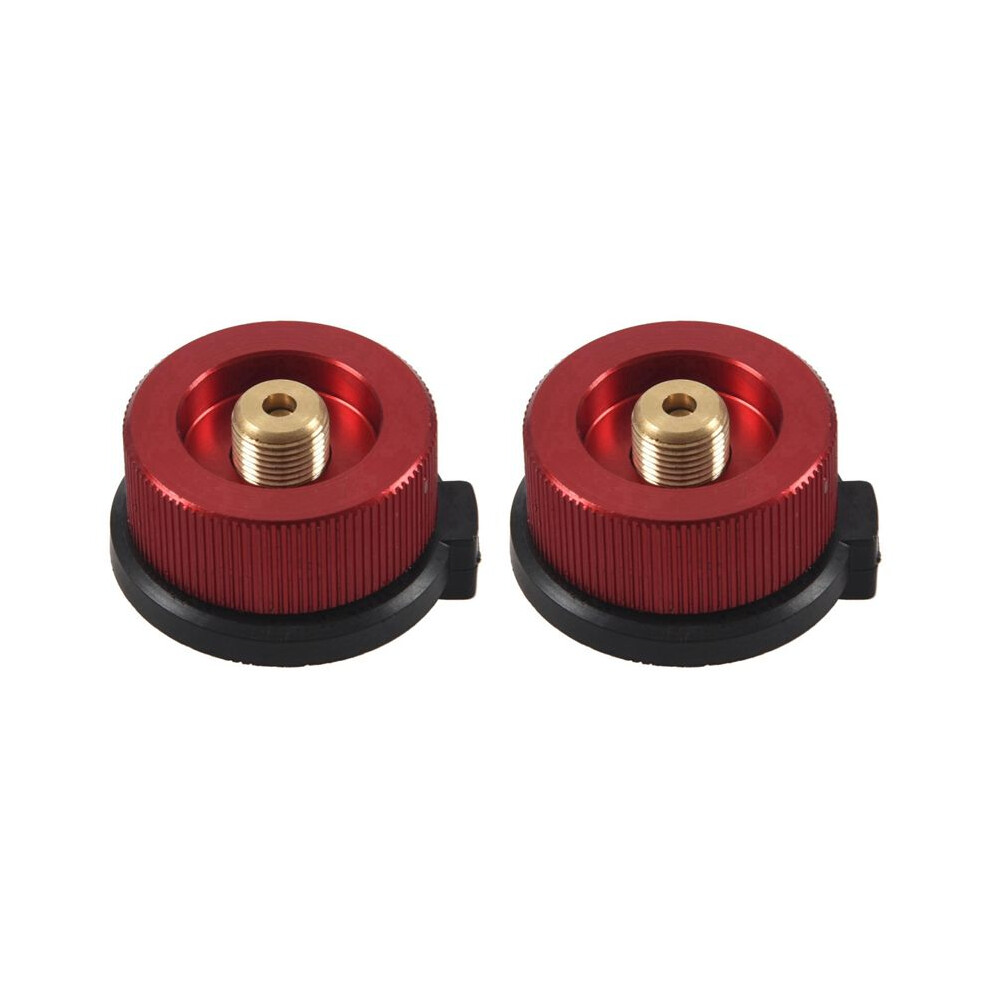 2X Outdoor Camping Picnic Stove Split Converter Gas Bottle Adapter Burner Portable Gas Stove Adaptor Connector 6033725992217