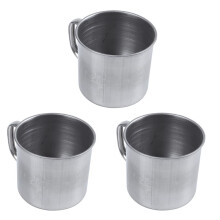 3X Taza de Acero Inoxidable para Te Cafe - Campamiento/Viaje-3.5