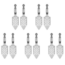 10 Pieces Absinthe Spoons, Stainless Steel Absinthe Cocktails Spoon Making Kit Gothic Absinthe Fountain Spoon Dripper