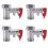 4X 1 / 2 PT Socket Electric Water Boiler Safety Valve 1