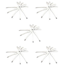 Meeresfrüchte Werkzeug Crab Cracker Picks Löffel Edelstahl Crab Peel Garnelen Werkzeug Lobster Clamp Zangen Clip Pick - 25 Stücke