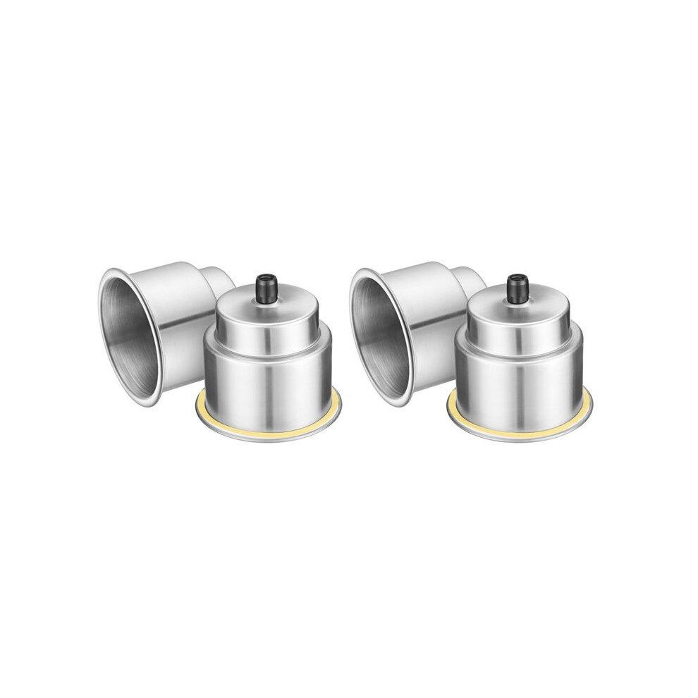 4Pcs Stainless Steel Cup Drink Holders for Marine Boat Car Truck  RV W Drain