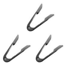 3X Clip per barbecue Clip per posate Pinze per alimenti Clip per alimenti antiaderenti Pinze per barbecue Morsetto per pane Clip per torta Stoviglie