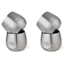Rostfreier Stahl Espresso Tassen 4-Teilig, 150 Ml Doppel Wandig Isoliert, Unzerbrechlicher Becher Kleine Tasse für Picknick Partys Im Freien