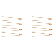 8 Packs 12 Inch Wood Toaster Tongs Kitchen Tongs for Serving Food, Flipping Meat, Grabbing Toast and More