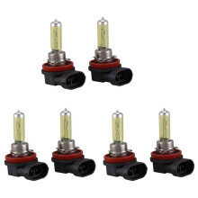 6 Pcs 12V 55W H11 3000K Super Jaune Voiture Ampoule Phare Antibrouillard Lampe
