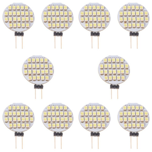 10X 24 SMD LED Spot Light Bulb Lamp G4 Real White  12V