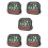 5X Kitchen Timer, Digital Visual Timer Magnetic Clock Stopwatch Countdown Timer, Large LCD Screen Display for Cooking 1