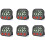 6X Kitchen Timer, Digital Visual Timer Magnetic Clock Stopwatch Countdown Timer, Large LCD Screen Display for Cooking 1