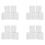 2000Pcs Natural Corn Fiber Folding Tea Bag Biodegradable Tea Filter Herbal Tea Filter Bag 7 x 10cm 1