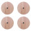 4X Lamp Base Concise Style Modern Ceiling Plate Wooden Ceiling Holder E27 Lamp Fitting Chandelier Base DIY 2