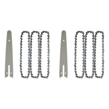 2st 1/4 Kettingzaag Kettinggeleider 6 Inch Draagbare Elektrische Zaag Kettingzaag Logging Blade Snoeien Kettingzaag Ketting Accessoires