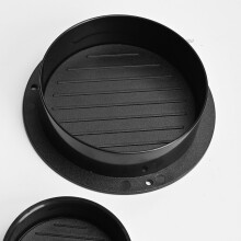 3-in-1 Hamburger Press Non-Stick Meat Patty Maker Black 253g