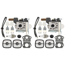 2X GaźNik do Echo Srm-230 Srm-231 -200R Srm-210 Srm-230S Srm-230U Trymer do Chwastów z Zestawem do Strojenia Filtra Powietrza