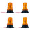 4X Forklift 30 LED Beacon Light Strobe Lamp Hazard Emergency Flashing Warning Amber 1