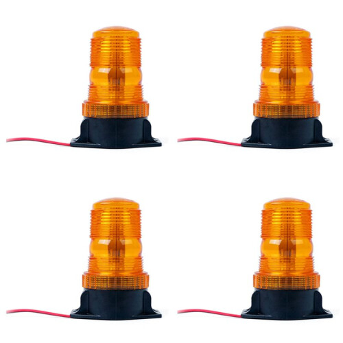 4X Forklift 30 LED Beacon Light Strobe Lamp Hazard Emergency Flashing Warning Amber
