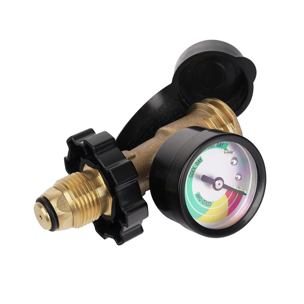 Propane Tank Gauge,For 5-100Lb Propane Tank Cylinder,Propane Level Indicator With Pol Connection For Rv, Propane Heater 4712540386419