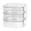 Couvercle alimentaire transparent pour bols – Grande capacité, 1