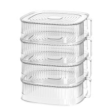 Couvercle alimentaire transparent pour bols – Grande capacité,