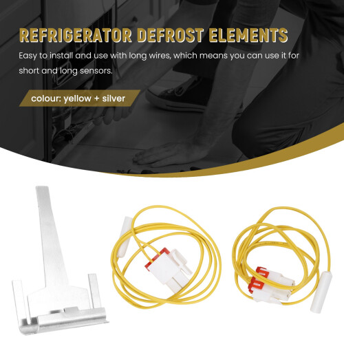 DA61-06796A Clip Drain Evaporator for ,Defrost Drain Clip AP5579885,with Defrost Temp Sensor DA32-0006W 3Pcs 2