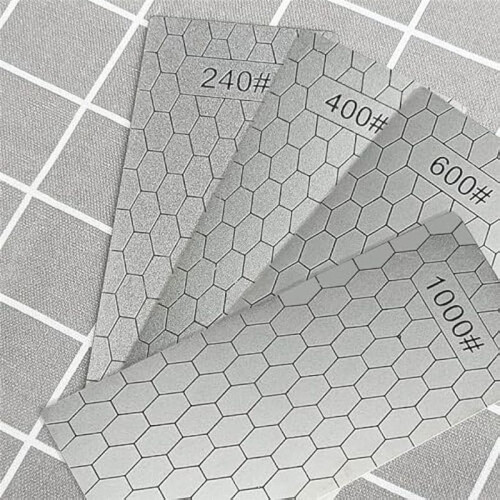 Diamond Sharpening Stone,8Pcs Diamond Sharpener,240/400/600/800/1000/1500/2000/3000 Grit,Sharpener Angle Guide 1