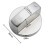 8 PCS Metal Silver Gas Stove Cooker Knobs Adapter Oven  Cooking Surface Control Locks Cookware Parts Replacement 7