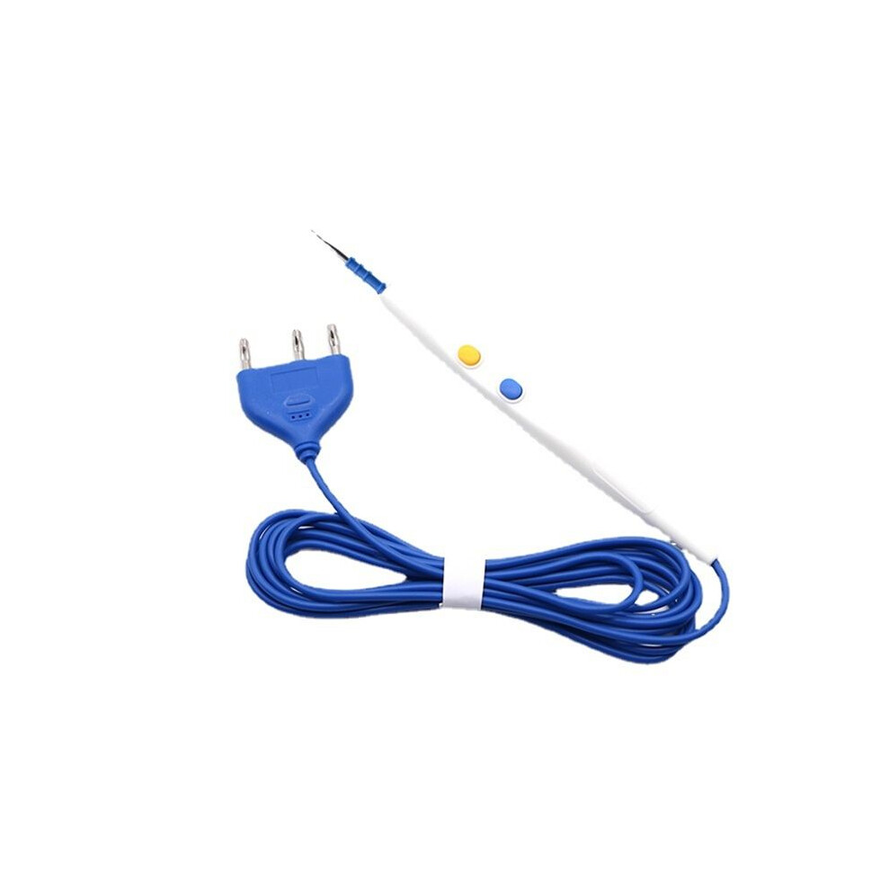 10Pcs Disposable Surgery ESU Pencil High Frequency Disposable Electrosurgery LEEP Unipolar Electric Knife Pen