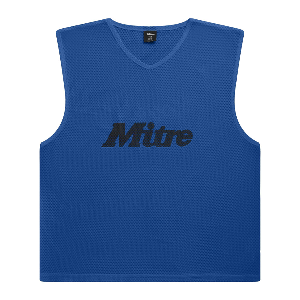 Mitre (Xs-S, Royal ) Unisex Adult Pro Training Bib Blue