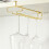 Vinglasställ, Underskåp Metall Vinglashållare, Stemware Rack, Hängande Vinglas Stroage Rack Organizer-B 1