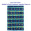 4X 36 Numbered Pockets Chart Cell Phone Hanging Storage Bag for Classroom Mobile Phone Calculator Holders 1