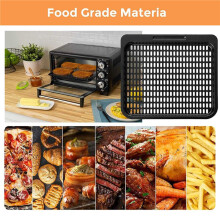 2PCS Cooking Tray Replacement, 10 QT Mesh Cooking Rack Air Fryer Accessories , Air Fryer Oven, Dishwasher Safe (10 QT)