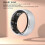 Bague connectée Modèle 10 - 20 mAh, Taille 10, Argent IP68 7