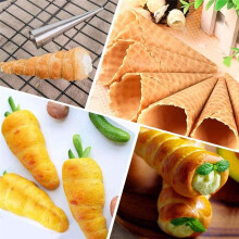 Cannoli Baking Mould Set, Cream Horn Mould Set Cream Stainless Steel Cannoli Tube Moulds Cone Baking Mould